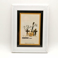 5R White Photo Frame + Photo