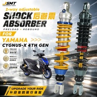 JSMT FOR YAMAHA Cygnus-X 4th Gen Cygnus-X 5th Gen Cygnus-X 6th Gen Dual Adjustable Rear Shock Absorb
