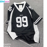 Neutral Loose T-Shirt Size 99 Korean Style 49ers Print, Street Sports Tops