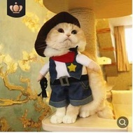 Baju Badut Lucu untuk Kucing & Anjing, Kostum Manusia, 5 Tema, Bahan Bulu Lembut, 5 Saiz