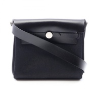 【二手】愛馬仕 HERMES 肩背包 Herbag Zip Mini 黑色 其他 Herbag Zip Mini 黑色 女士二手 A