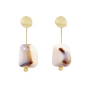 Denni Acrylic Geometric Drop Earrings