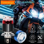 【Forever】 Motorcycle Led Headlight H4 BA20D Headlight Projector Lens Moto Signal Lamp Bulb Hi/Lo Bea