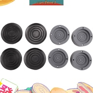 4 Pcs/Set Anti-Vibration Pads Rubber Noise Reduction Vibration Anti-Walk Foot Mount for Washer and Dryer Adjustable Height Washing Machine Mat (Gray) candlered