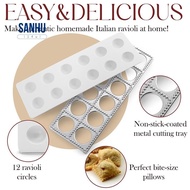 Ravioli Maker Press Mold Potsticker Meat Dumpling Maker , Ravioli Stamp Pasta Making Kit Pasta Makin