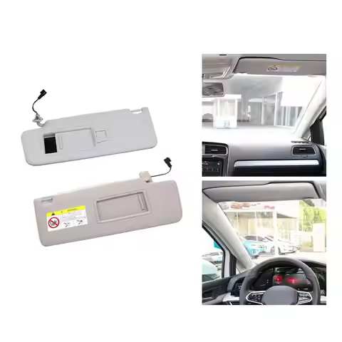 Front Sun Visor with Mirror Replacing High Performance Repair Part Professional for T-roc Golf MK7 G