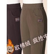 Autumn Winter Pants Women New Harem Pants European Cotton Fleece Harem Pants Fleece Lining Thickened