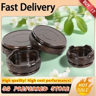 Decoration Base Solid Wood Carving round Rosewood Crafts Teapot Vase Bonsai Buddha Statue Stone Head