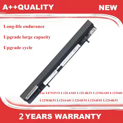 Laptop Battery For LENOVO L12L4A01 L12L4K51 L12M4A01 L12M4E51 L12M4K51 L12S4A01 L12S4E51 L12S4F01 L1