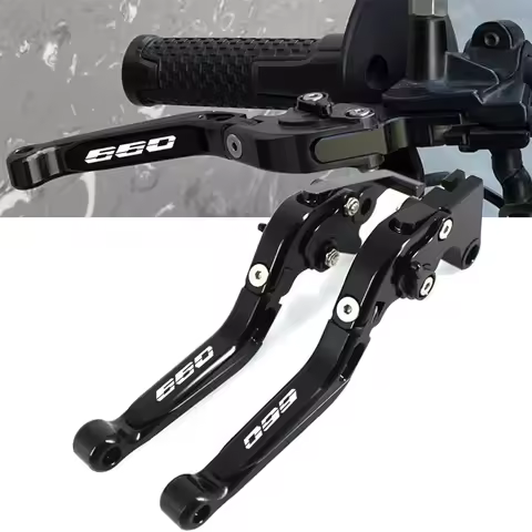 Motorcycle Accessories CNC Folding Extendable Brake Clutch Levers Fit For DAYTONA 660 Daytona 660 20