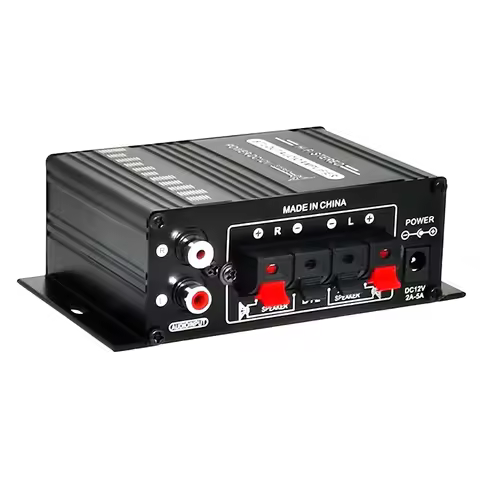 AK270 400W 12V Hifi Power Amplifier Stereo Home Car BASS Audio Amp Music Player Car Speaker Class D