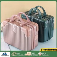 YOGAYET Bagasi Beg Pakaian Pegang Tangan Kecil 14 inci Beg Solek Comel Bagasi Mudah Alih Mini