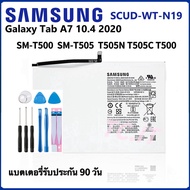 SCUD-WT-N19 แบตเตอรี่ Samsung Galaxy Tab A7 10.4 "2020 SM-T500 SM-T505 T505N Battery Samsung Galaxy 