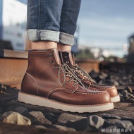 [Cargo Boots] [British Style] Modern Retro 875 Cargo Boots Men's Autumn American High-Top Motorcycle