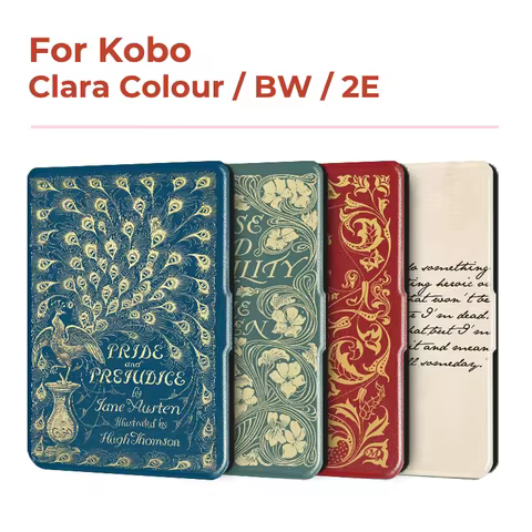 Twosheep 6-inch Case for Kobo Clara BW Clara Colour Clara 2E TPU Magnetic Flip Auto Wake Sleep TPU s