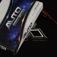 7.65cm For Mitsubishi Badge Light 5D Badge Mitsubishi Logo Light LED Trunk Light Grille Emblem For M