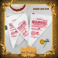 Large Triangular Plastic 10 Pcs Triangular Plastic Papping Bag Cake Decorating Cone Plastic/