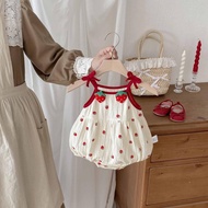 Baby Baby Clothes Baby Girl Romper Hundred Cute Sling Jumpsuit Thin Sleeveless Newborn Romper 8.22