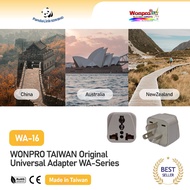 WONPRO WA-16 Taiwan Original Universal Adapter Travel Adapter WA-Series (China, Australia, New Zeala