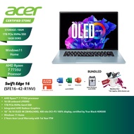 Acer Swift Edge 16 SFE16-42-R1NV 16'' 4K UHD OLED Laptop White ( Ryzen 7 7735U, 16GB, 1TB SSD, ATI, 
