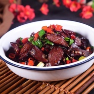 湖南特产烟熏腊牛肉干牛肉块农家老腊肉100g-500g牛肉批发