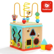 Top Bright กล่องไม้เกมกบหรรษา 5in1 ของเล่นเด็กเสริมพัฒนาการ ของเล่นเด็ก1ขวบ ของเล่นไม้