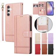 Hot Casing for Samsung A12 A13 A15 A21s A22 A23 A24 A32 A34 A35 A51 A52 A53 A54 A55 A71 A72 New Flip Stand Leather Wallet Card Case Cover