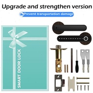 Tuya Bluetooth Smart Fingerprint Door Lock Door Handle Lock with Password Mechanical Key Suitable fo