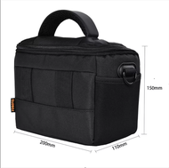 FOSOTO Black Waterproof Anti-shock Camera Case Bag Compatible for Canon Powershot SX540 SX530 SX60 S