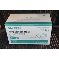 3 PLY Surgical Face Masks / Disposable Face mask 50 pcs BFE 99% (Galatea) - Local Ready Stock