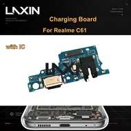 LNXIN Fast Charging Board for Realme C61 4G USB Quick Charge Port With IC Connector Dock Repair Repl