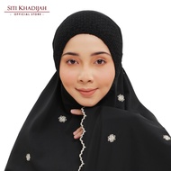 ☞Siti Khadijah Telekung Broderie Ratna In Black♚