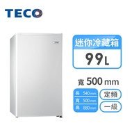 東元TECO 99公升 單門小鮮綠冰箱(白色) R1091W