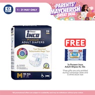 Pureen Inco Adult Diapers - Size M