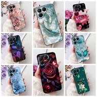 Tecno Pova 7 5G Cover Case LJ7 Luxury Butterfly Love Fashion Flowers Cool Handsome Lion Painted Phon
