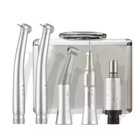 NSK Dental 1:1 Contra Angle Low Speed Direct Drive Handpiece FX Set Pana-Max2 Dental High Speed Hand