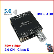 PROMO TERBARU Sinilink XINYI Audio Amplifier Bluetooth 5.0 Class D 2x100W / ampli power full bass su