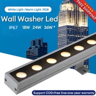 Architectural Lighting LED Wall Washer Linear LED Strip Light for Facade Column Lighting