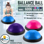 HTD Sport Bosu Ball Balance Step Trainer Bola Yoga Gym Alat Olahraga 6006 Purple