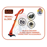 GL300 BLACK AND DECKER GRASS TRIMMER SPARE PART, ACCESSORIES,REFILL NYLON LINE,COVER SPOOL CAP, SPRING, GUARD SHIELD