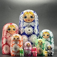 Russian Small Ten-Layer Boutique Basswood Paint Russian Set Doll