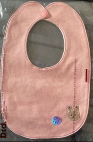 全新 韓國DTD 兔仔刺繡口水肩