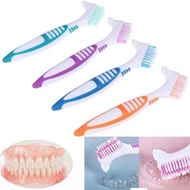 [ใหม่] แปรงล้างฟันปลอม Denture Brush แปรงทำความสะอาดฟันปลอม แพ็ค1ชิ้น