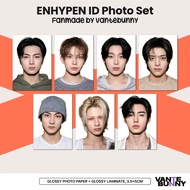 KPOP ID Photo | ENHYPEN Heeseung Jay Jungwon Jake Sunghoon Sunoo Ni-Ki | Fanmade by Vantebunny