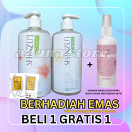 BERHADIAH EMAS BELI 1 GRATIS 1 Sabun Mandi Cair 500ML Shinzu kemasan repack botol Pump GRATIS ONGKIR