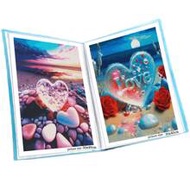 A3 ครอสติสคริสตัล จัดเก็บ Binder