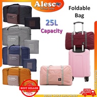 Premium Quality Foldable Travel Bag Zipper Storage Large Capacity Pouch Bag Beg Tangan Duffel Bag Lu