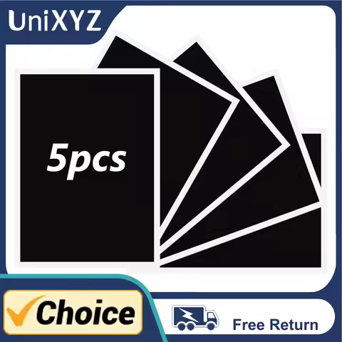 5PCS Black Laser Engraving Marking Paper for Ceramics Glass Crystal Diode CO2 Fiber Laser Cutter and