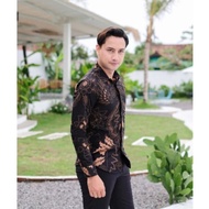 KEMEJA Luxury solo ori batik Shirts/slimfit batik Shirts/Latest batik Shirts/Men's Youth batik Shirt