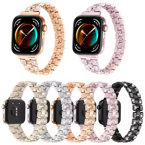 Diamond Watchband for Huawei Watch Fit3 Smartwatch Accessories Diamond Bracelet for huawei watch fit